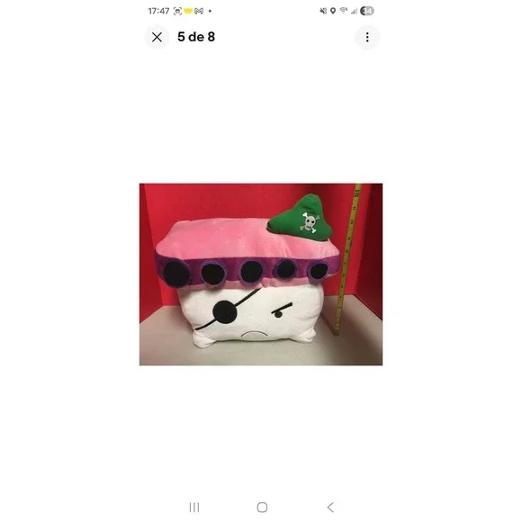 Yammy Yammy Captain Tako Sushi Large Pirate Stuffed Plush Cute Kawaii 2011 - Picture 2 of 7